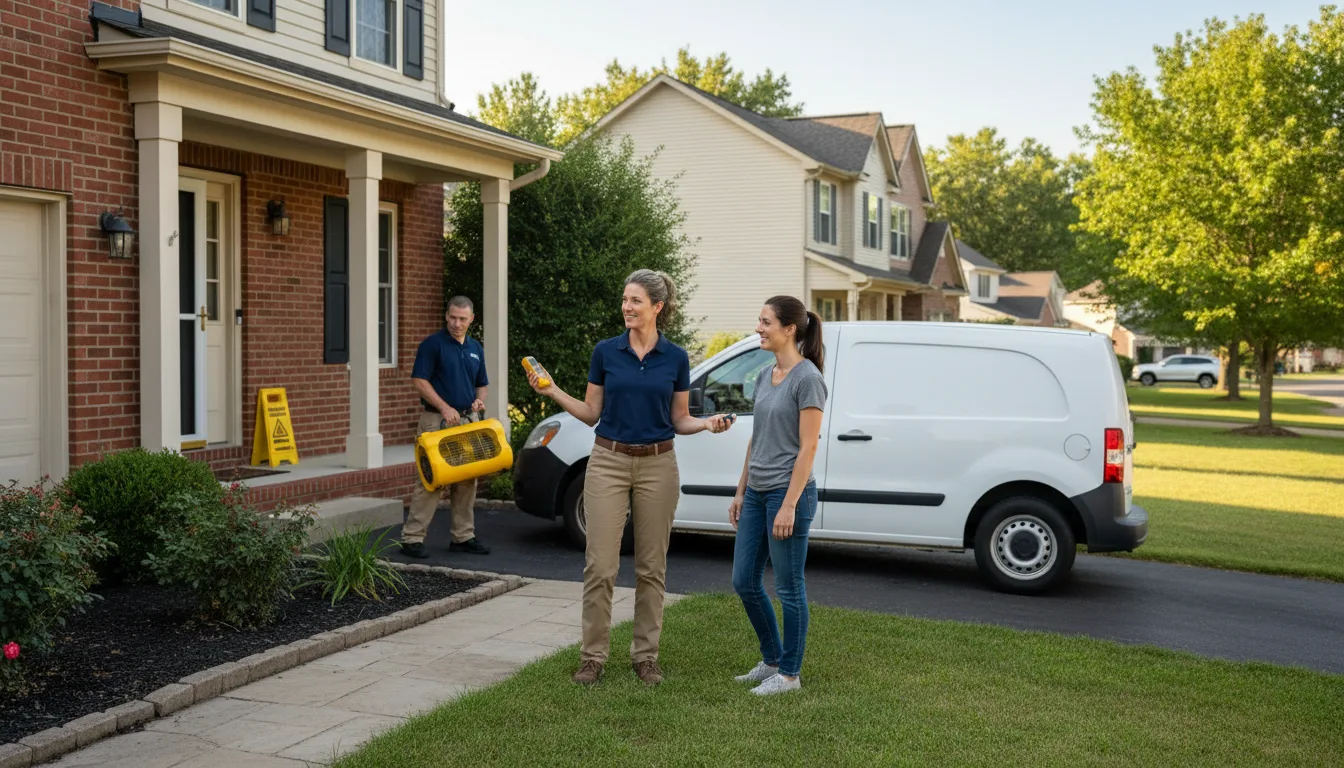 Residential water damage restoration in Ruth, NV